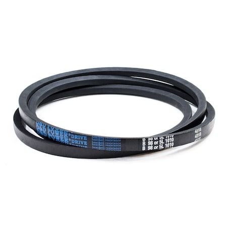 D&D B98/5L1010 Classical V-Belt, 101 in Outside Length, 21/32 in Top Width, 1 Ribs B98/5L1010